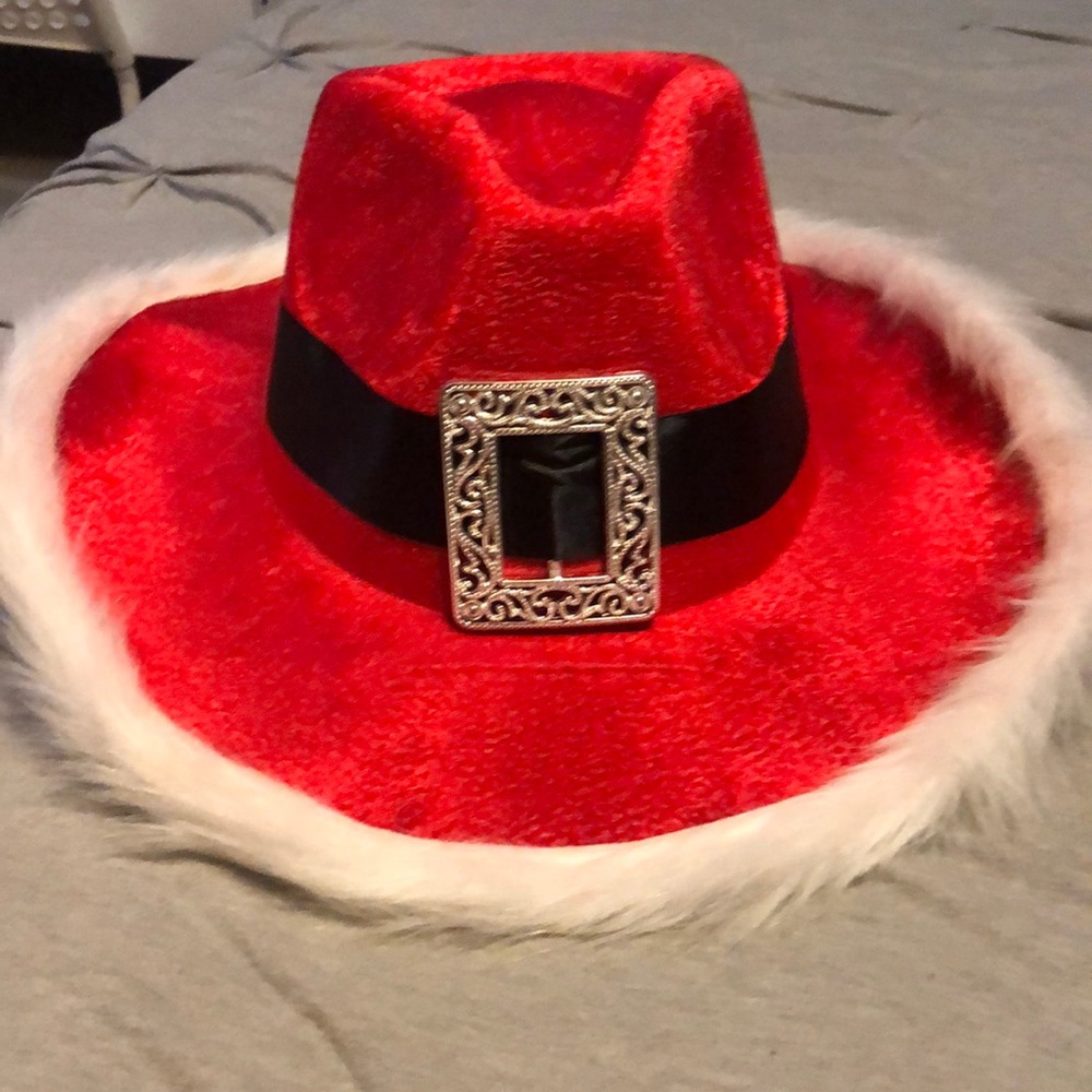 Santa cowboy hat